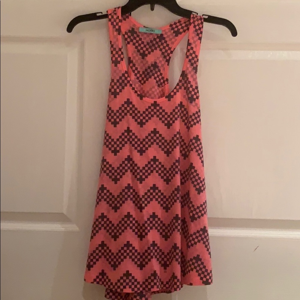 Karlie Size medium hot pink racerback tank
